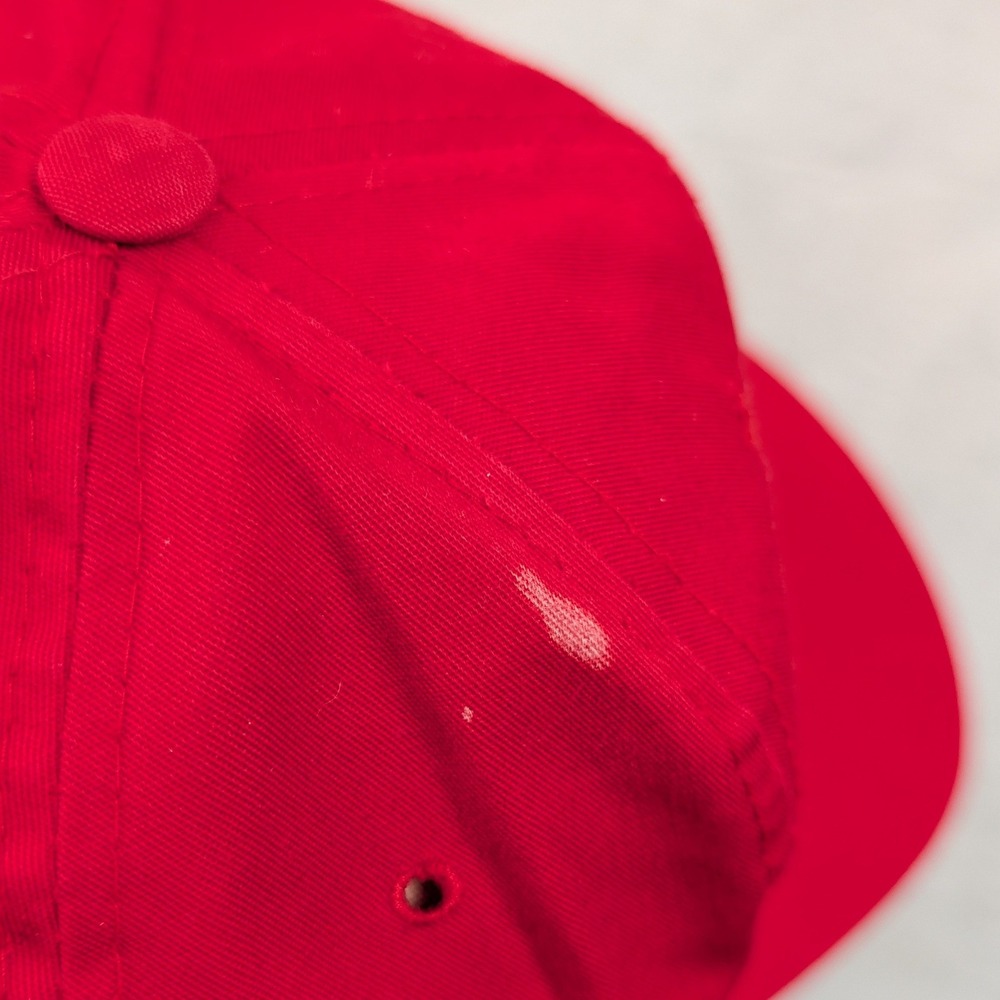 VTG Chicago Bulls Starter Hat Men's OSFA Red Green NBA Snapback Streetwear 90s - Picture 12 of 15